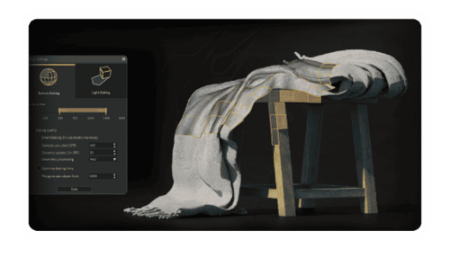 Pečení textur Pečení textur